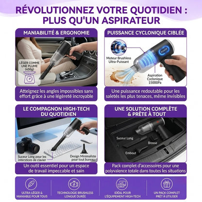 Aspirateur sans fil multi-usage
