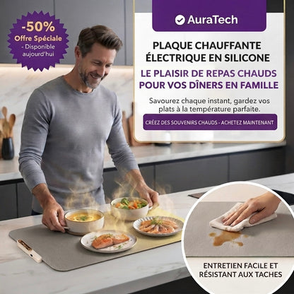 Plaque Chauffante Electrique Pliable en Silicone