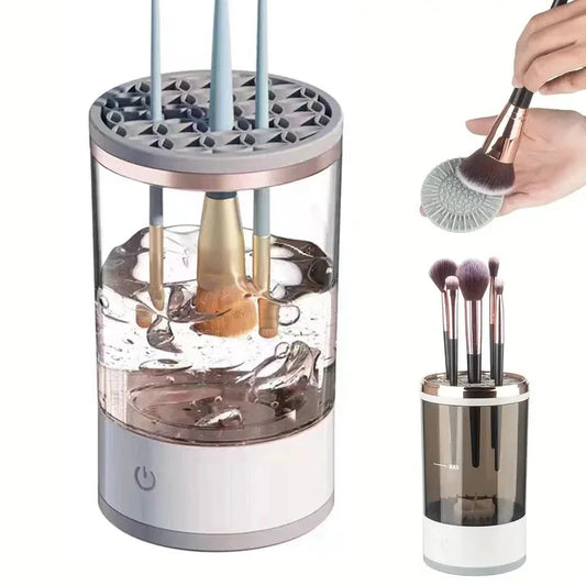 Nettoyeur de brosse de maquillage électrique Portable