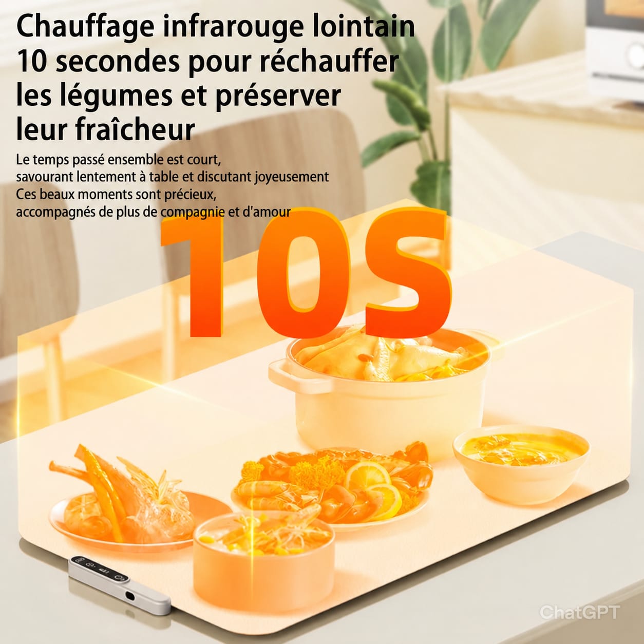 Plaque Chauffante Electrique Pliable en Silicone